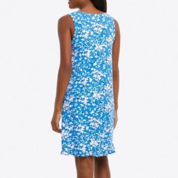 DRAPER James Ruffle Nightie Floral Printed Sleep Dress Blue & White - Picture 2 of 9